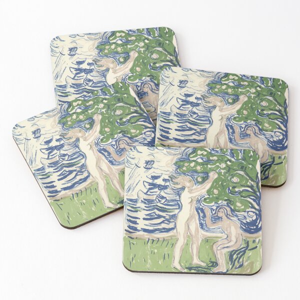 Item preview, Girls Picking Apples (1915) by Edvard Munch designed and sold by digitalvintage.