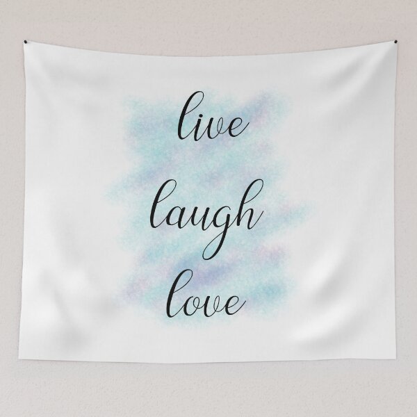 Aperçu de l'œuvre Live Laugh Love créée et vendue par NatArt777.