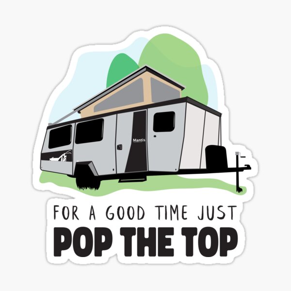 Taxa Mantis Good Time Pop Top Sticker