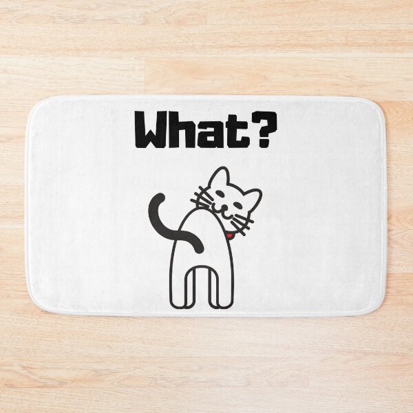 Item preview, Cat Kitty Kitten What Funny Tee Meow designed and sold by Laurelbdesigns.