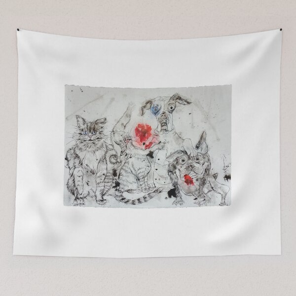 Item preview, Grotesque Family Pet Portrait designed and sold by izzyramm.
