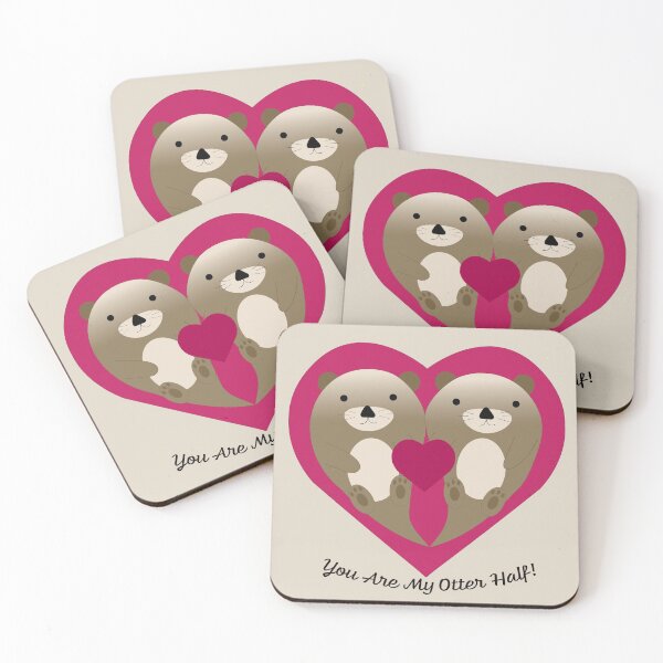 Item preview, You are My Otter Half designed and sold by Hedgie Designs.