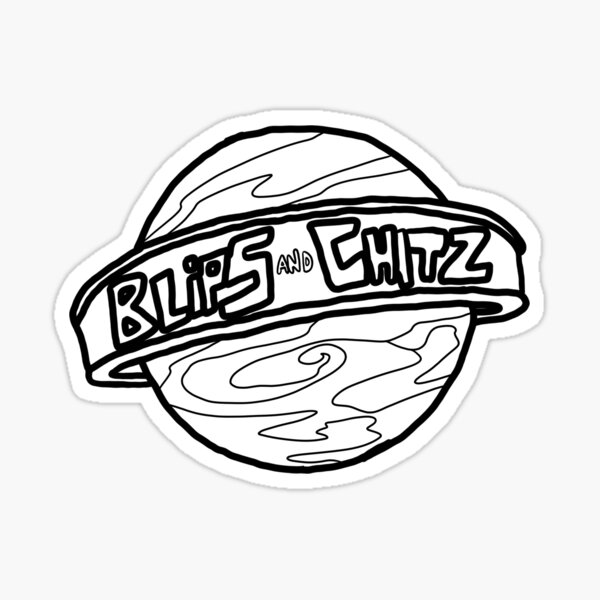 Blips and Chitz | Rick and Morty character Sticker