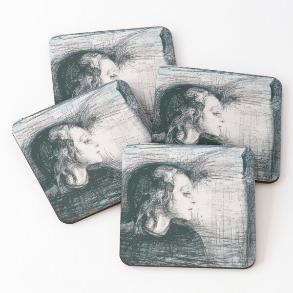 Item preview, The Sick Child I (1896) by Edvard Munch designed and sold by digitalvintage.
