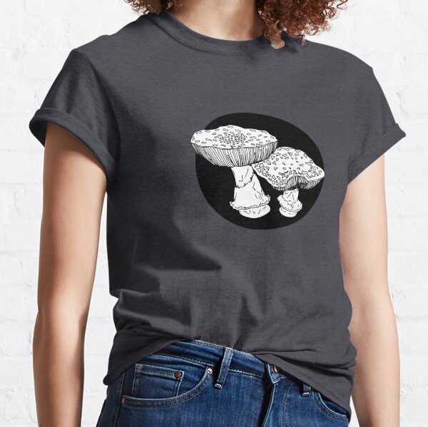 amanita mushrooms illustration Classic T-Shirt