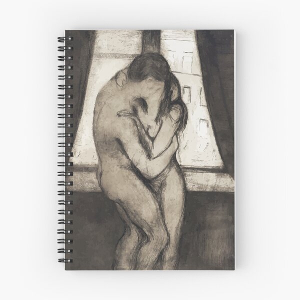 Artikelvorschau, Der Kuss (1895) von Edvard Munch entworfen und verkauft von digitalvintage.