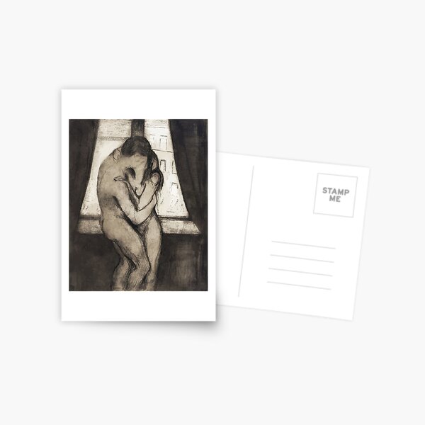 Item preview, The Kiss (1895) by Edvard Munch designed and sold by digitalvintage.