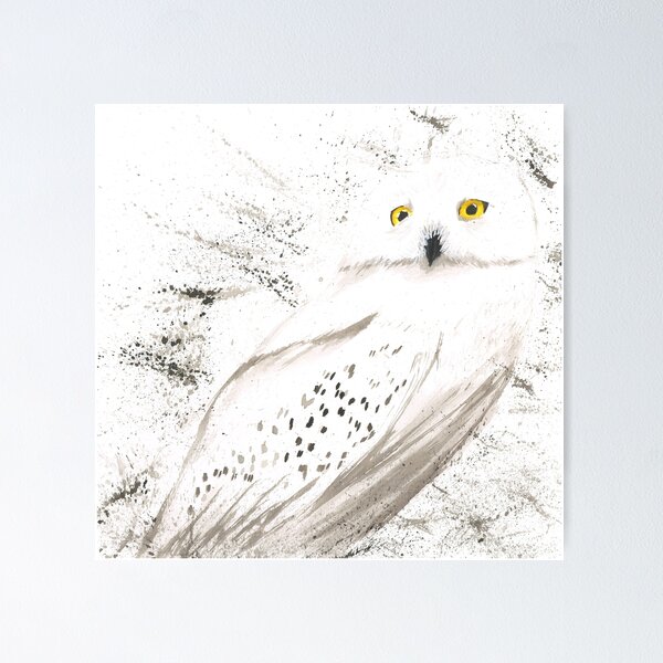 Item preview, Snow Owl designed and sold by Austin Fabinski Art.