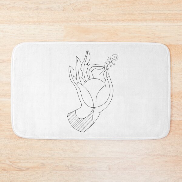 Item preview, Buddha Hand (Black Print) designed and sold by Mathildashop.