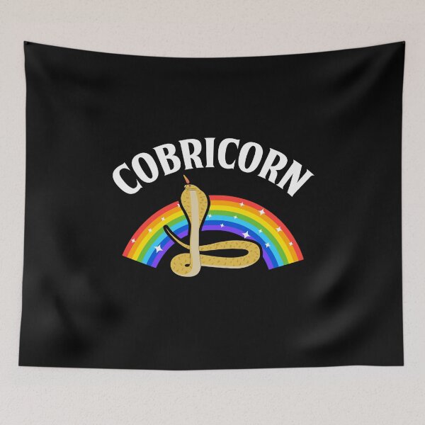 Item preview, Cobricorn snake unicorn cobra colorful gift designed and sold by redshirtz.
