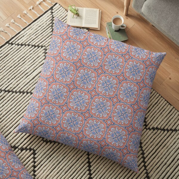 Peachy Keen Floor Pillow