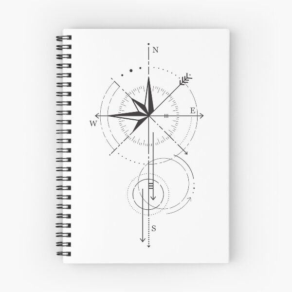 Item preview, Compass (Black Print) designed and sold by Mathildashop.