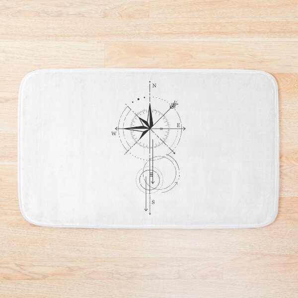 Item preview, Compass (Black Print) designed and sold by Mathildashop.