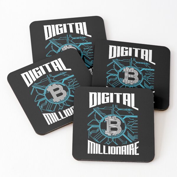 Item preview, Digital Millionaire Bitcoin Cryptocurrency designed and sold by groovezero.
