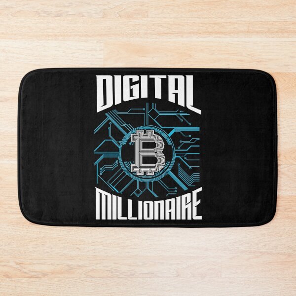 Item preview, Digital Millionaire Bitcoin Cryptocurrency designed and sold by groovezero.
