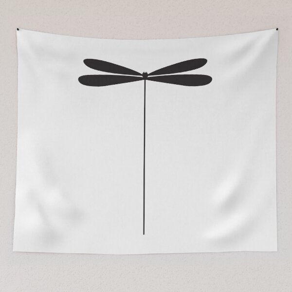 Item preview, Dragonfly (Black Print) designed and sold by Mathildashop.