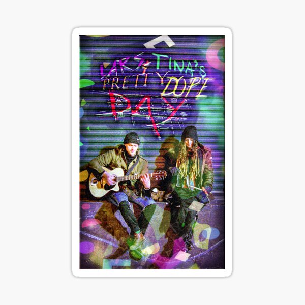 LARS AND TINA - Movie Poster Sticker
