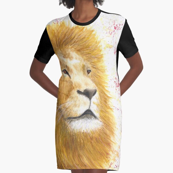 Lion Graphic T-Shirt Dress