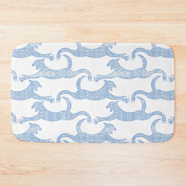 Item preview, Sea Blue Wave Hawaiian Pattern Mythic Sea Lion   designed and sold by pelagio.