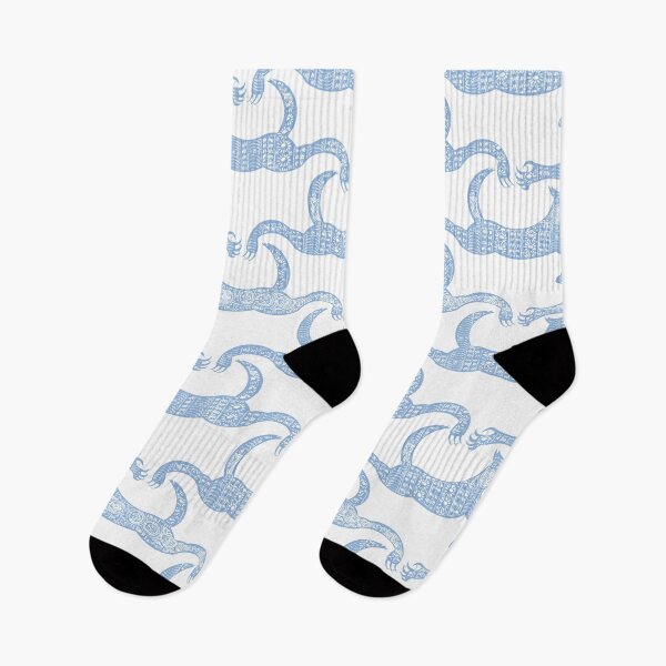 Item preview, Sea Blue Wave Hawaiian Pattern Mythic Sea Lion   designed and sold by pelagio.