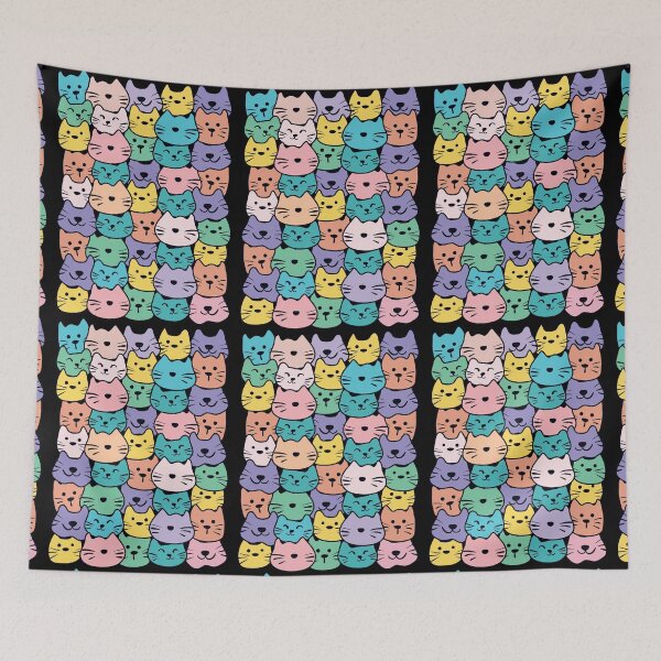 Item preview, Cat Fuzzy Faces designed and sold by KatInABox.