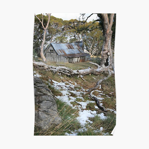 Wallace Hut, Falls Creek, Victoria, Australia Poster