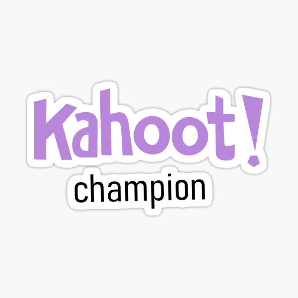 Kahoot Class Winner Aufkleber Sticker Von Wowdino Redbubble