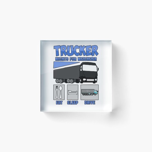 Item preview, Trucker - nothing for wimps truck driving gift designed and sold by redshirtz.