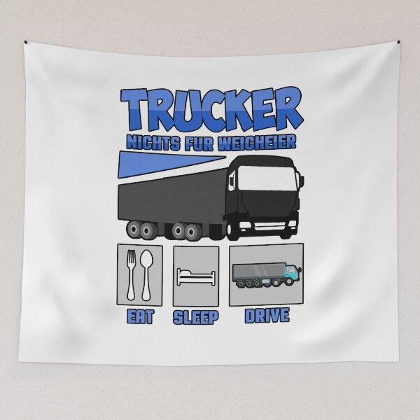 Item preview, Trucker - nothing for wimps truck driving gift designed and sold by redshirtz.