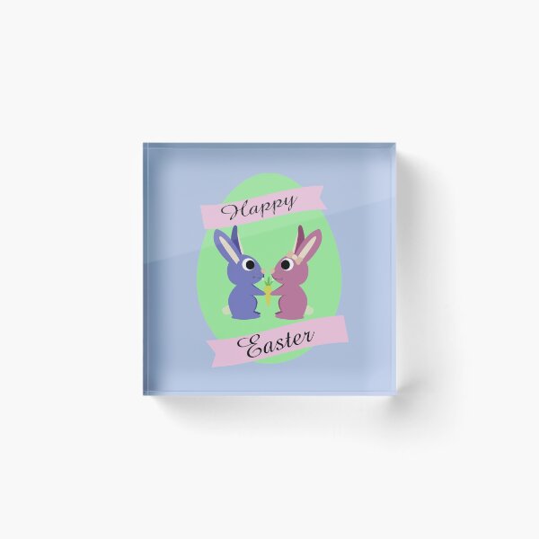 Item preview, Happy Easter Cute Bunnies designed and sold by Hedgie Designs.