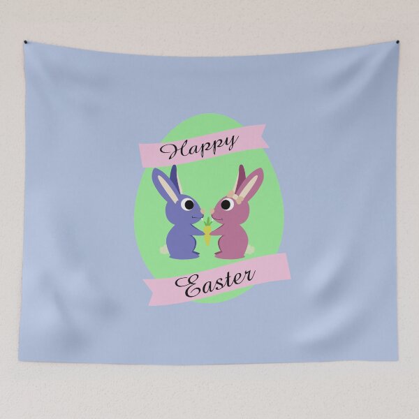 Item preview, Happy Easter Cute Bunnies designed and sold by Hedgie Designs.