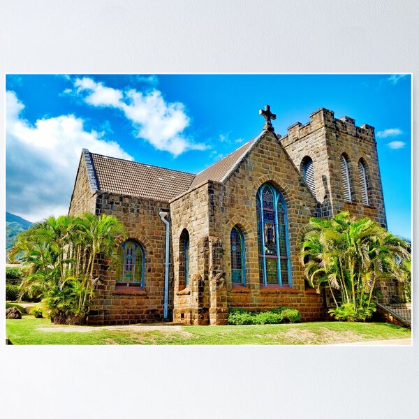 Item preview, Wailuku Union Church Study 1  designed and sold by Robert Meyers-Lussier.