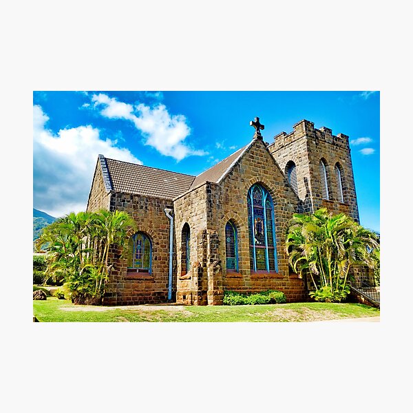 Item preview, Wailuku Union Church Study 1  designed and sold by Robert Meyers-Lussier.