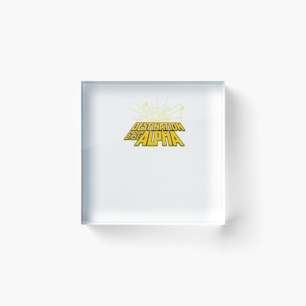 Item preview, DESTINATION MOONBASE ALPHA LOGO+ALPHA DIAGRAM YELLOW designed and sold by sorellarium13.