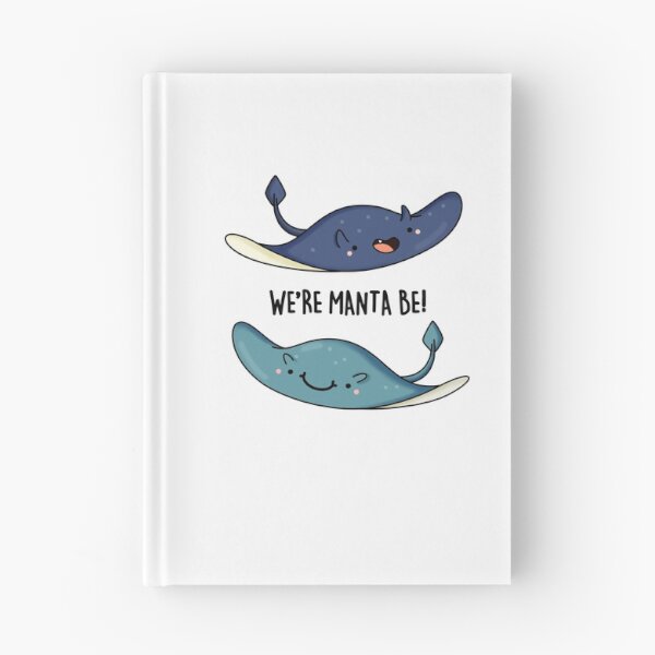 Item preview, We're Manta Be Funny Manta Ray Puns  designed and sold by punnybone.
