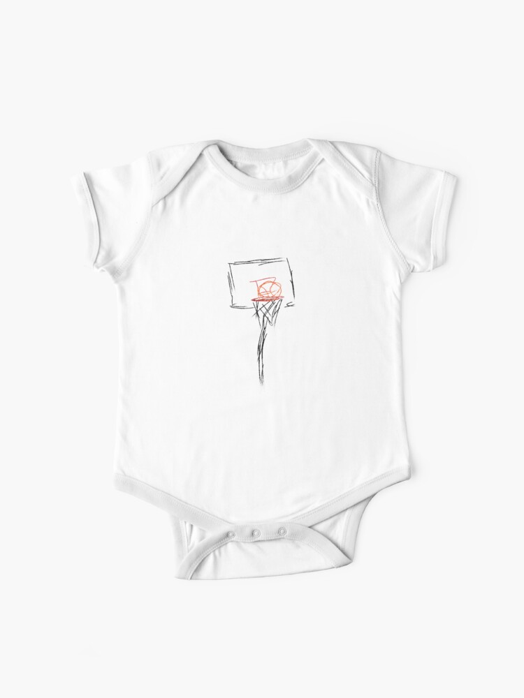 Basketball Sketch Baby One Piece By 529art Redbubble