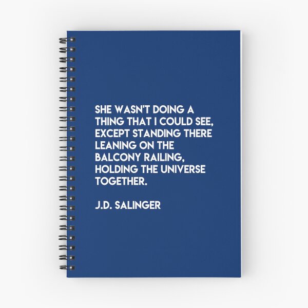 Item preview, J.D. Salinger - She wasn't doing a  thing designed and sold by Skippingbird.