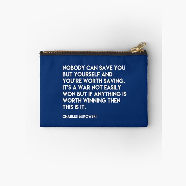 Item preview, Bukowski - Nobody can save you but yourself designed and sold by Skippingbird.