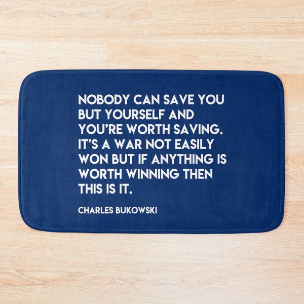 Item preview, Bukowski - Nobody can save you but yourself designed and sold by Skippingbird.