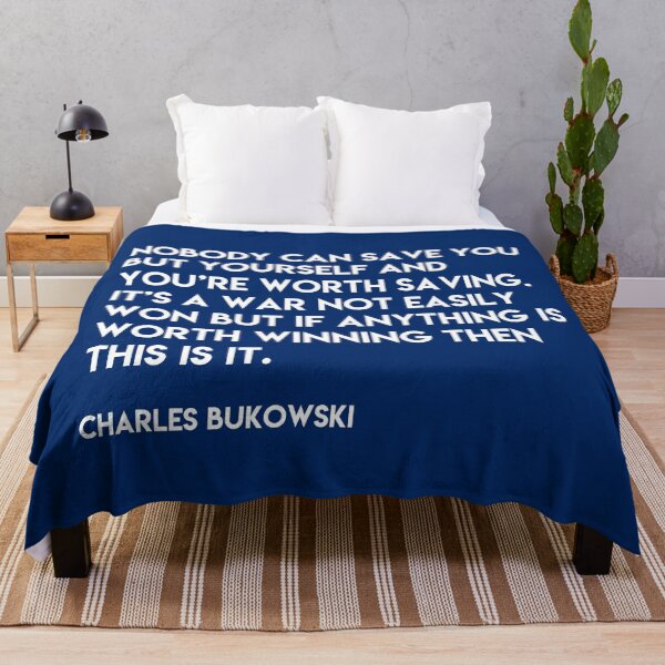 Item preview, Bukowski - Nobody can save you but yourself designed and sold by Skippingbird.