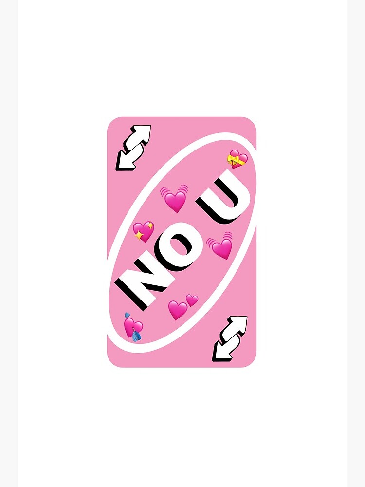 No U! Uno reverse card | Greeting Card