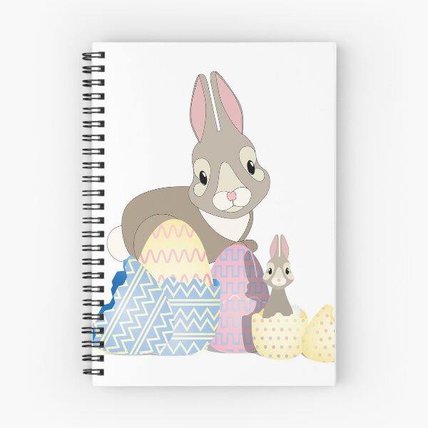Item preview, Easter Bunnies with Eggs designed and sold by TigsArts.