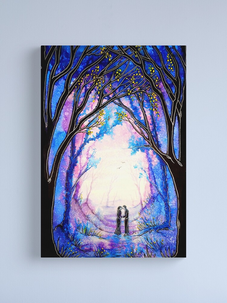 Alternate view of First Kiss - Trees Canvas Print
