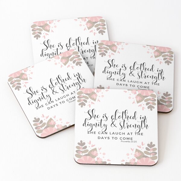 Item preview, Scripture art proverbs 31:25 designed and sold by angcas1.
