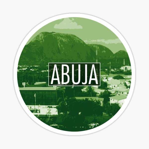 "Abuja Nigeria" Sticker for Sale by Feelklin Redbubble