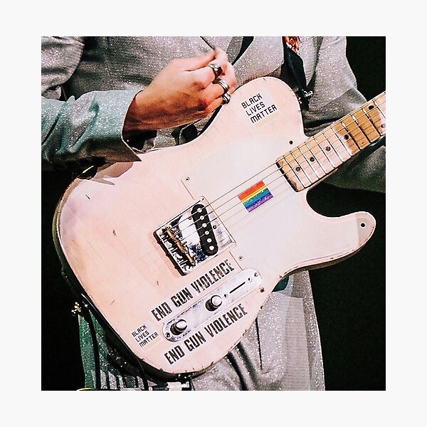 Harry Styles Iconic Guitar Photographic Print