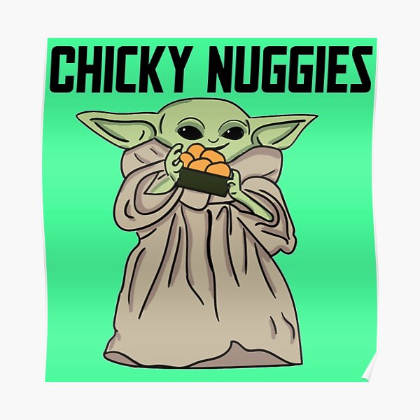Chicky Nuggies Poster By Hanrendar Redbubble