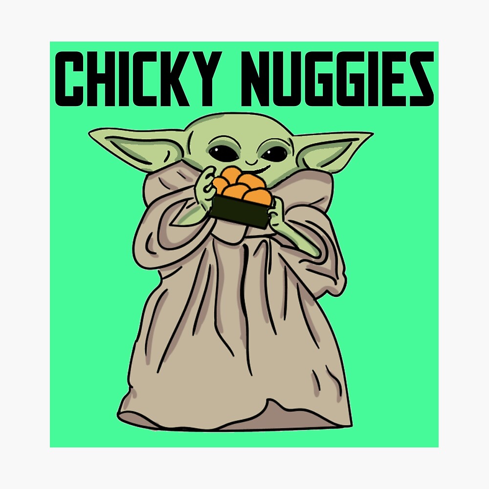 Chicky Nuggies Poster By Hanrendar Redbubble