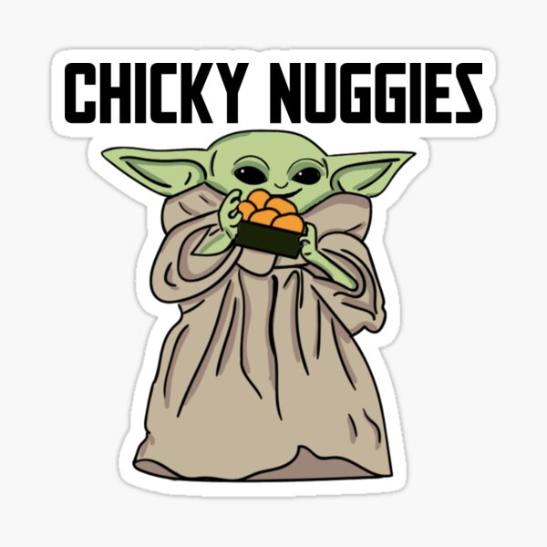 Baby Yoda Chicken Nuggies And Choccy Milk Meme.