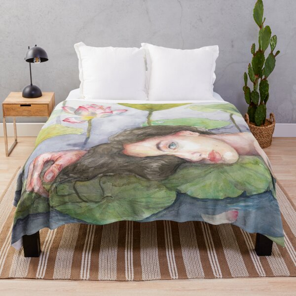 Item preview, Rainy Day under the Lotus designed and sold by thefirstgarden.